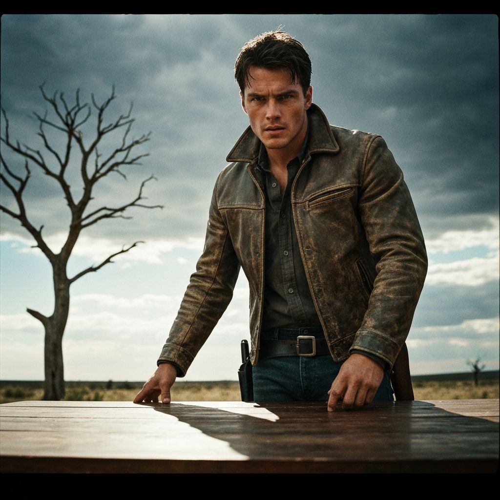 Fresh whole foods arranged on a dark rustic table with warm cinematic lighting